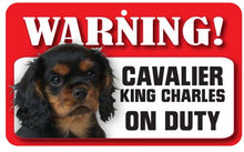 Load image into Gallery viewer, Cavalier King Charles Ruby Black Sign