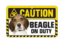 Load image into Gallery viewer, Beagle Hound Caution Sign