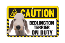 Load image into Gallery viewer, Bedlington Terrier Caution Sign