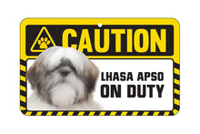 Load image into Gallery viewer, Lhasa Apso Caution Sign