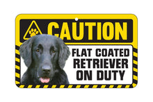 Load image into Gallery viewer, Retriever (Flat Coated) Caution Sign