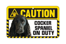 Load image into Gallery viewer, Spaniel (Cocker) Caution Sign
