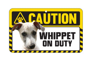 Whippet Caution Sign