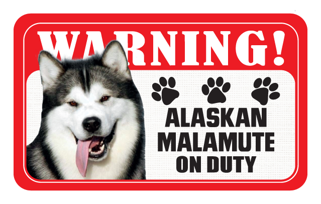 DS201-DS288 Pet Warning Signs with Paw Prints