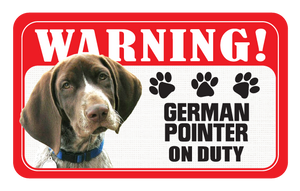 DS201-DS288 Pet Warning Signs with Paw Prints