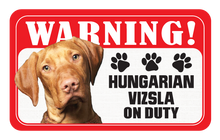 Load image into Gallery viewer, DS201-DS288 Pet Warning Signs with Paw Prints