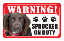 Load image into Gallery viewer, DS201-DS288 Pet Warning Signs with Paw Prints