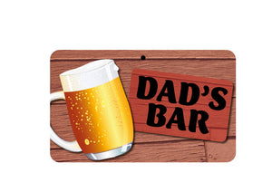 Dad's Bar Sign