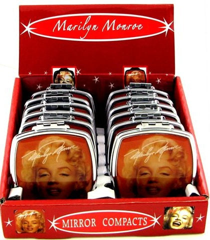IC048 - Marilyn Red Face Mirror Compact