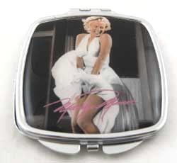 IC107 - Marilyn Monroe White Dress  Compact