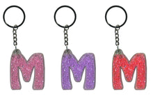 Load image into Gallery viewer, Initial M Itzy Glitzy Keyring