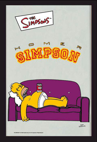 L153 - Homer On Sofa Mirror