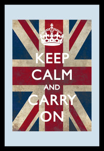 L434 - Keep Calm Union Jack  Mirror