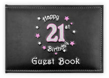 Load image into Gallery viewer, Landmark 21St Guest Book Birthday Pink
