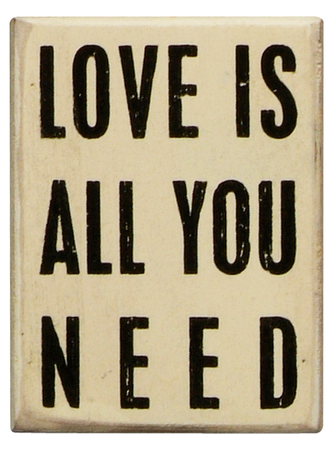 PK072 - Pk Box Love Is All You Need White