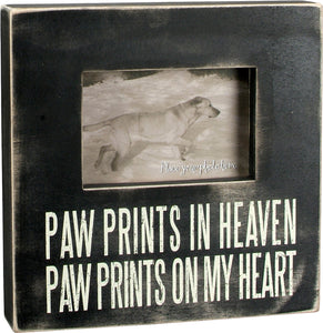 PK086 - 19137 Pk Box Paw Prints In Heaven  10 S"