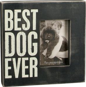PK087 - 19136  Pk Box Best Dog Ever  10 Squ"