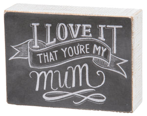 PK2286 - Pk Love You Mum  Box Signs