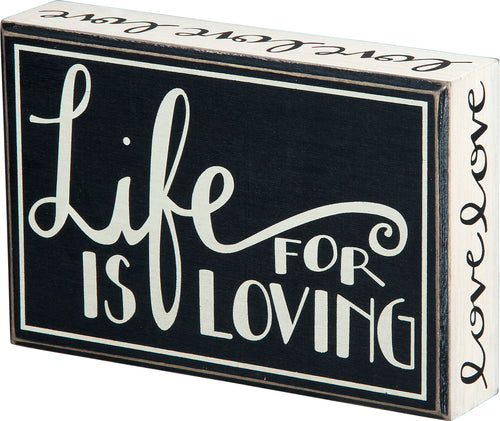 Primitives by Kathy Wood Block Home Décor Sign - a vibrant hand illustrated design Primitives by Kathy Wood Block Home Décor Sign - a vibrant hand illustrated design