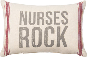 PKC287 - Nurses Rock Cushion 15'' X 10''
