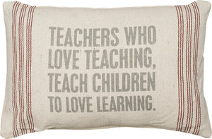 PKC288 - Teachers  Love Teaching Cushion 15''X10'