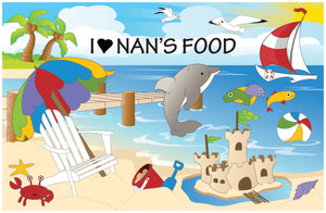 I Love Nan's Food Placemat