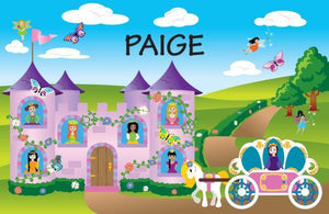 PM074 Girls Princess Placemat - Paige