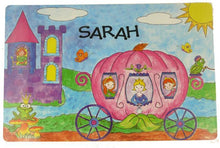 Load image into Gallery viewer, PM080 Girls Pumpkin Placemat - Sarah