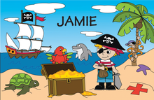 Load image into Gallery viewer, Pirate Placemats - Boys Names