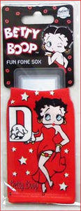 Betty Boop Phone Sox Initial E