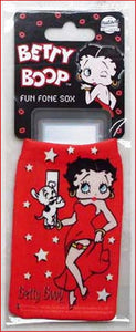Betty Boop Phone Sox Initial J