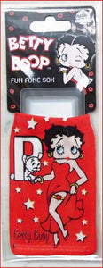 Betty Boop Phone Sox Initial R
