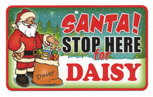 Load image into Gallery viewer, Santa Stop Here Daisy