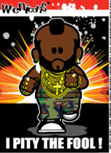 WC012 - I Pity The Fool Weenicon Magnet