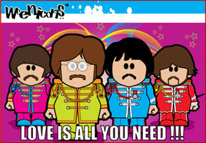 WC039 - Love Is All You Need Magnet