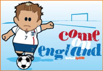 WC212 - Come On England Beckham Magnet