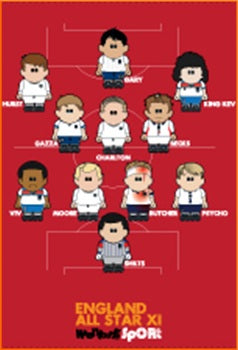 WC213 - England All Star X1 Magnet