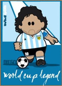 WC217 - Maradona World Cup Legend Magnet