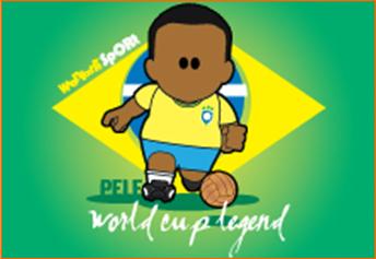 WC219 - Pele World Cup Legend Magnet