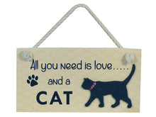 Load image into Gallery viewer, Cat Wooden Pet Sign