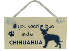 Load image into Gallery viewer, Chihuahua Smooth Haired Wooden Pet Sign