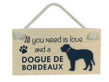Load image into Gallery viewer, Dogue De Bordeaux Wooden Pet Sign