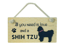 Load image into Gallery viewer, Shih Tzu Wooden Pet Sign