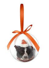 Load image into Gallery viewer, XPB003 - Christmas Border Collie Bauble