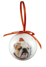 Load image into Gallery viewer, XPB004 - Christmas Bulldog  Bauble