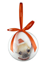 Load image into Gallery viewer, XPB006 - Christmas Chihuahua Bauble