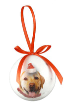 Load image into Gallery viewer, XPB013 - Christmas Labrador - Yellow Bauble