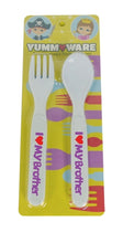 Load image into Gallery viewer, YM004 - I Love My Brother  Yumm Ware Cutlery