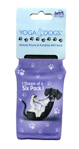 YP007 - Dream Six Pack  Yoga Pet Phone Sock
