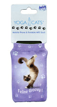 Load image into Gallery viewer, YP012 - Feline Groovy Yoga Pet Phone Sock